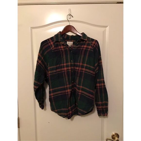 American Eagle - Flannel Button Down - Picture 1 of 4